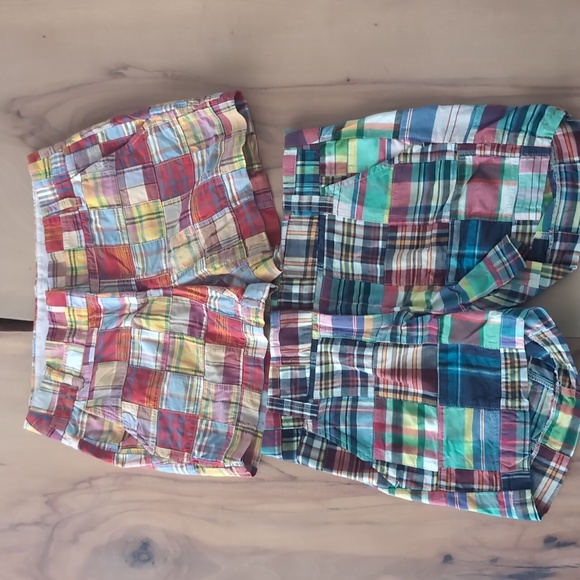 J Crew patchwork shorts - Picture 1 of 9